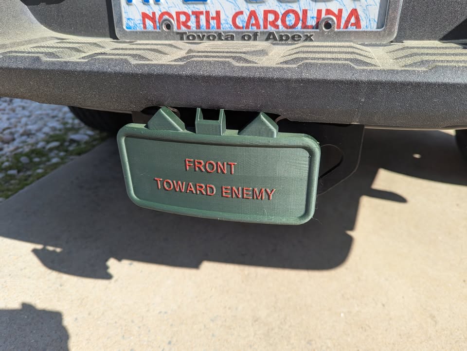 CLAYMORE TOWING HITCH COVER 2"