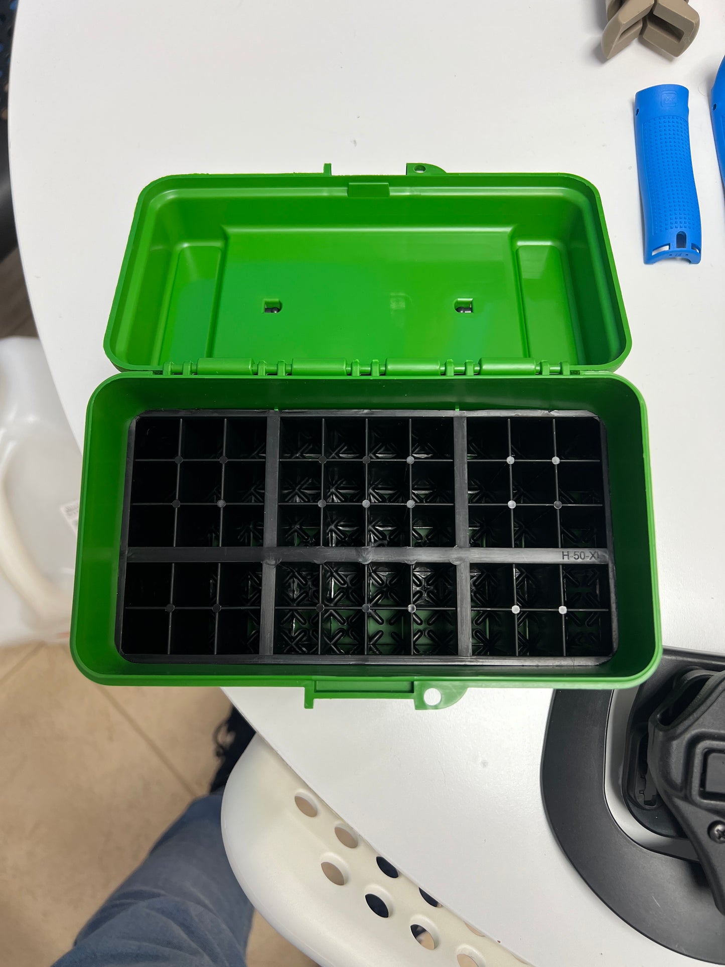 MTM 50-Round Rifle Ammo Case Box - GREEN