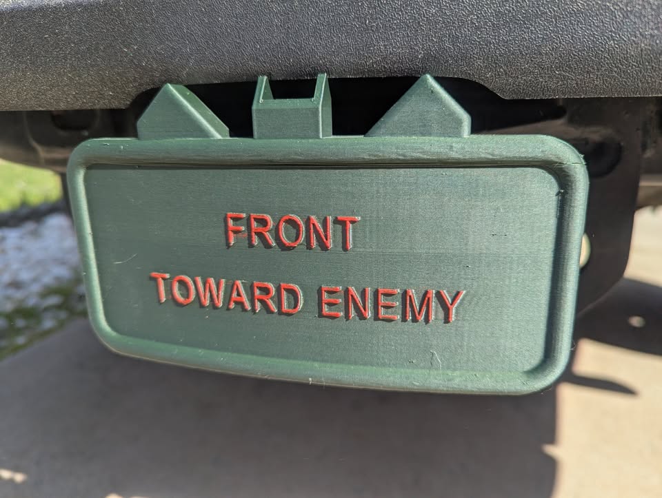 CLAYMORE TOWING HITCH COVER 2"