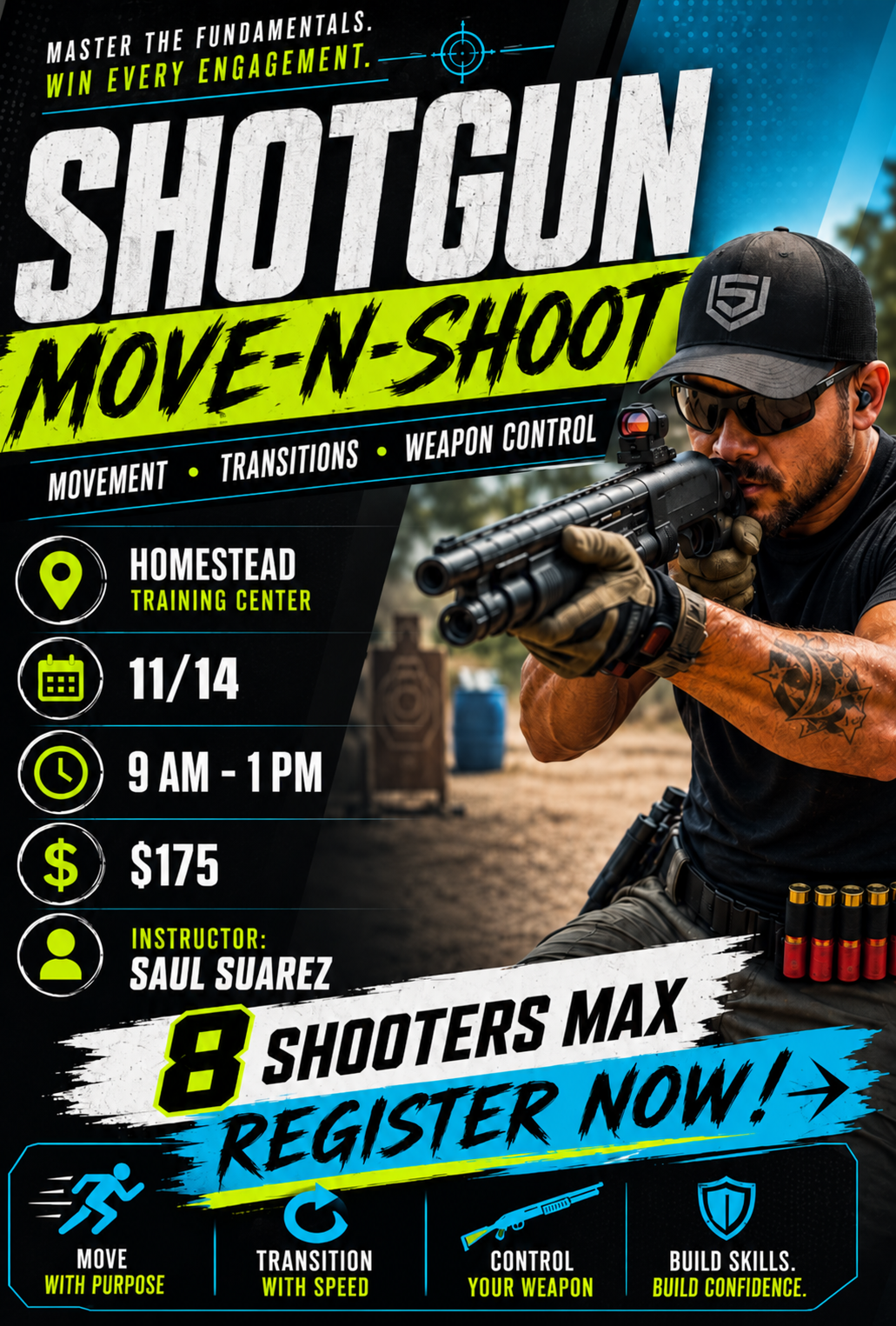 11/14 SHOTGUN MOVE-N-SHOOT
